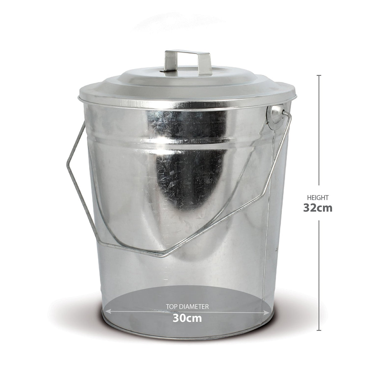 De Vielle Galvanised Coal Tub and Lid | DEF978470