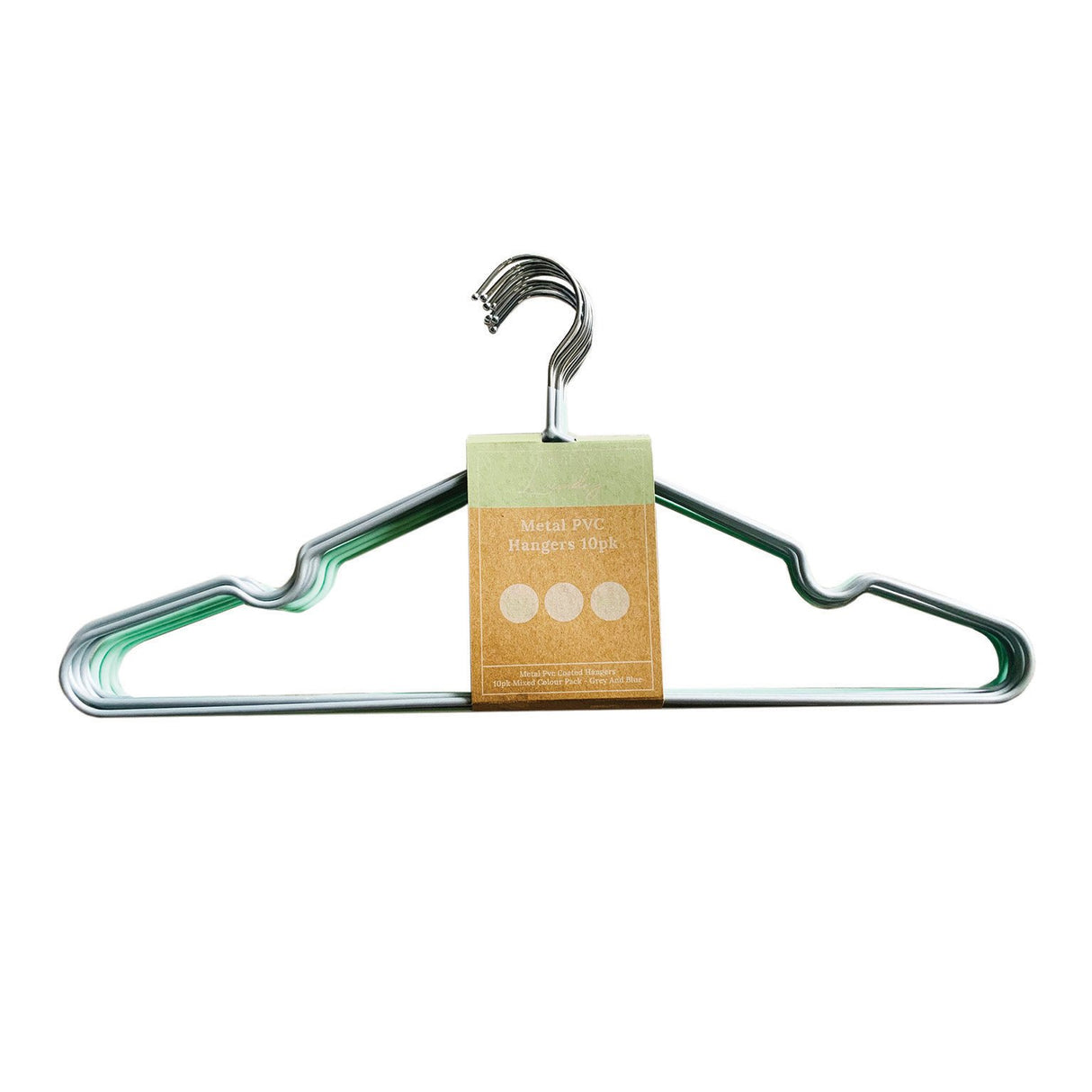 De Vielle Metal PVC Hangers 10pk | DEV005971