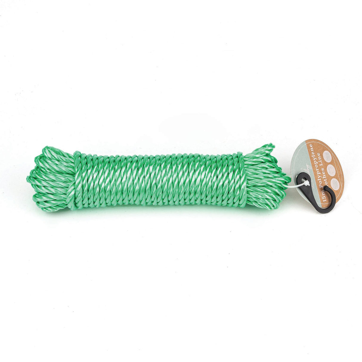De Vielle Poly Rope Clothes Line Green 5mm 15 metre | DEV024241