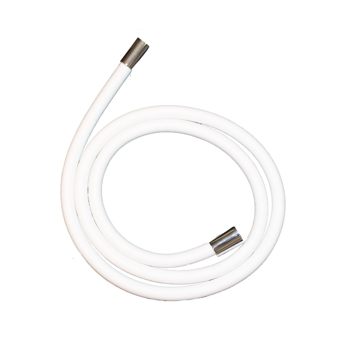 De Vielle Bathroom 1.5 Metre PVC Shower Hose in White | DEV210PVC