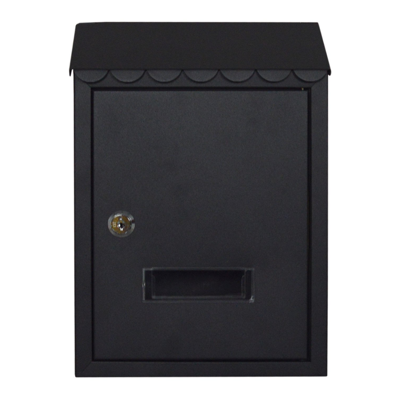 PostPlus Townhouse Postbox – Gloss Black | DEV766845