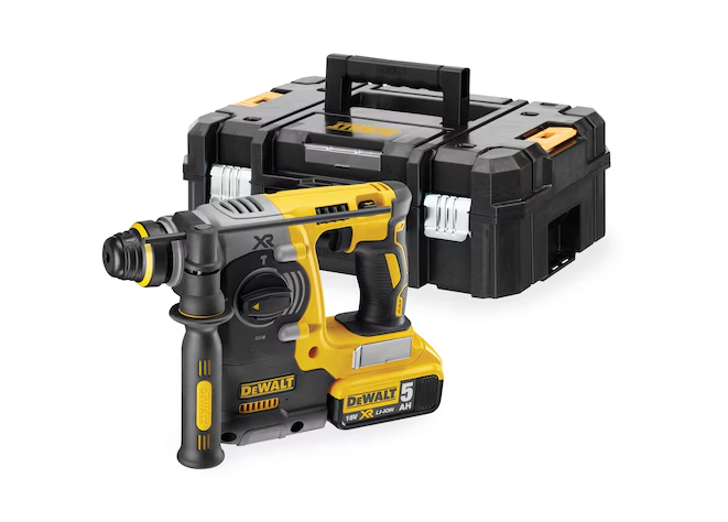 DeWalt 16v CR Brushless SDS Hammer Drill complete with 2 no. 5 amp Batteries | DEWDCH273P2