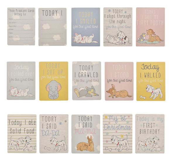 Disney Magical Beginnings Baby 30 Milestone Cards | DI330