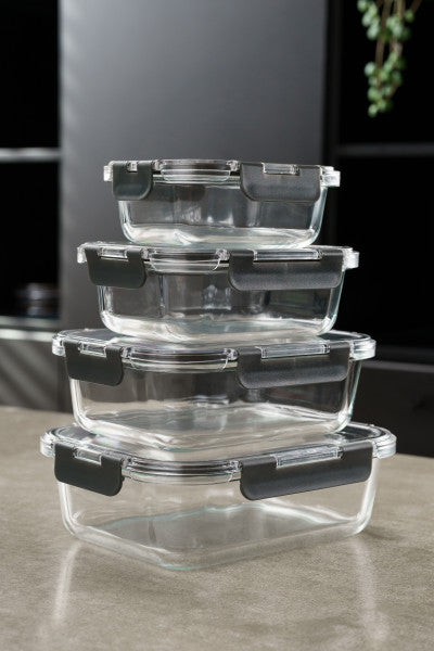 Zyliss 4-Piece Glass Container Set | E981067
