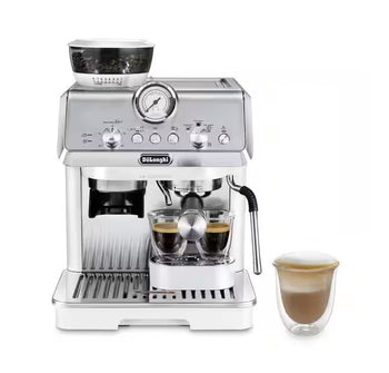 DeLonghi La Specialista Arte Compact Manual Bean to Cup Coffee Machine - White | EC9155.W