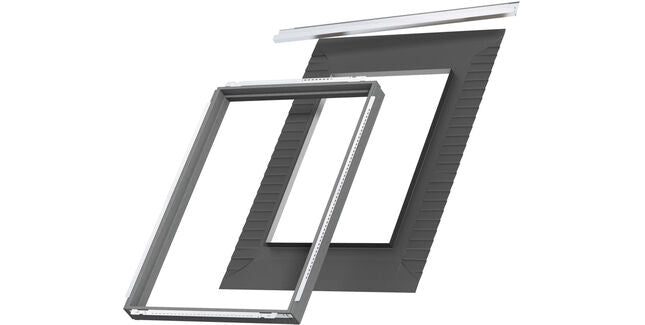Velux Profiled Tile Flashing, Pro+, Black, 78x118cm | EDWMK062500