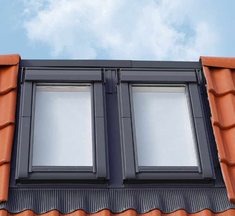 Velux Flashing For Over The Ridge, Grey, 66x+++ | EKXFK000088