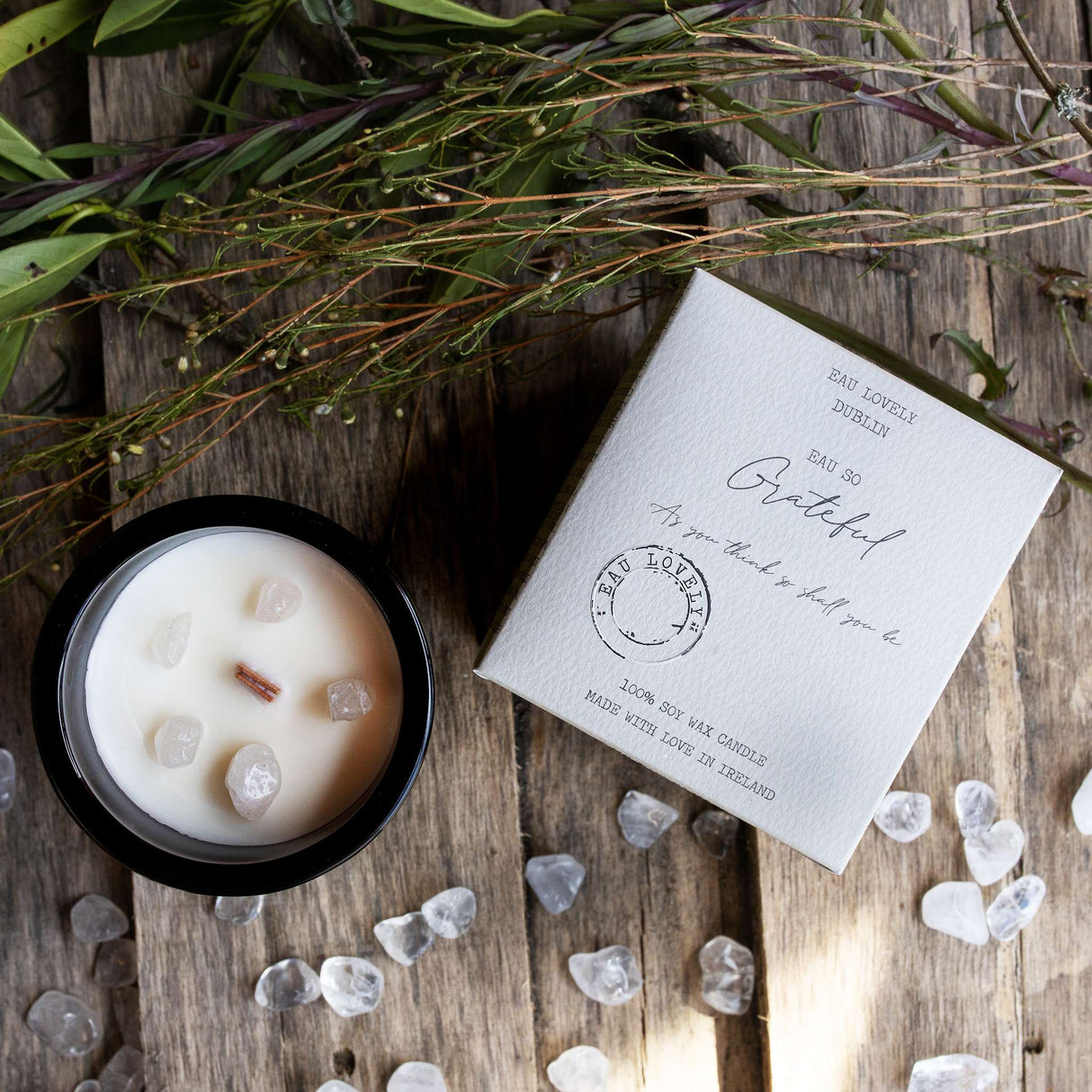 Eau So Grateful Candle - Moonstone | EL-GR-AMBER