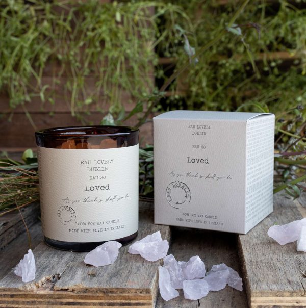 Eau So Loved Candle - Rose Quartz | EL-LOVED-AMBER