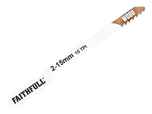 Faithfull Jigsaw Blades Wood T119BO (Pack of 5) | FAIJBT119BO