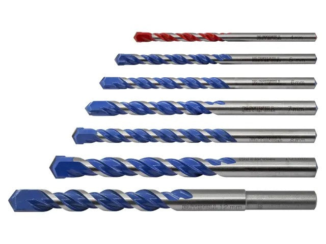 Faithfull Multi Construction Drill Set 7 Piece | FAIMCDSET7