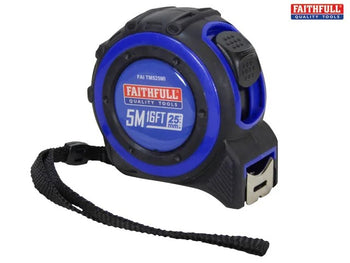 Faithfull Trade Tape Measure 5m/16' x W25mm | FAITM525MI