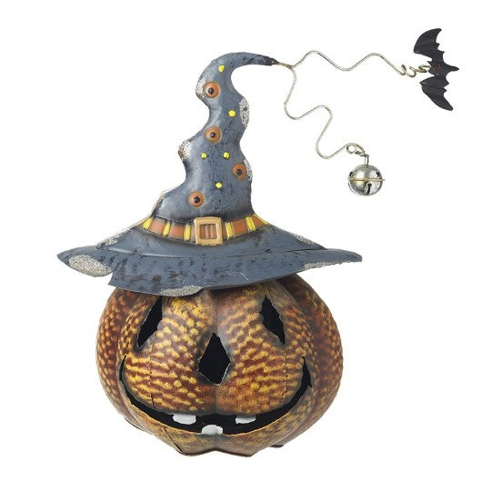 Metal Pumpkin In Witch Hat | FCP077