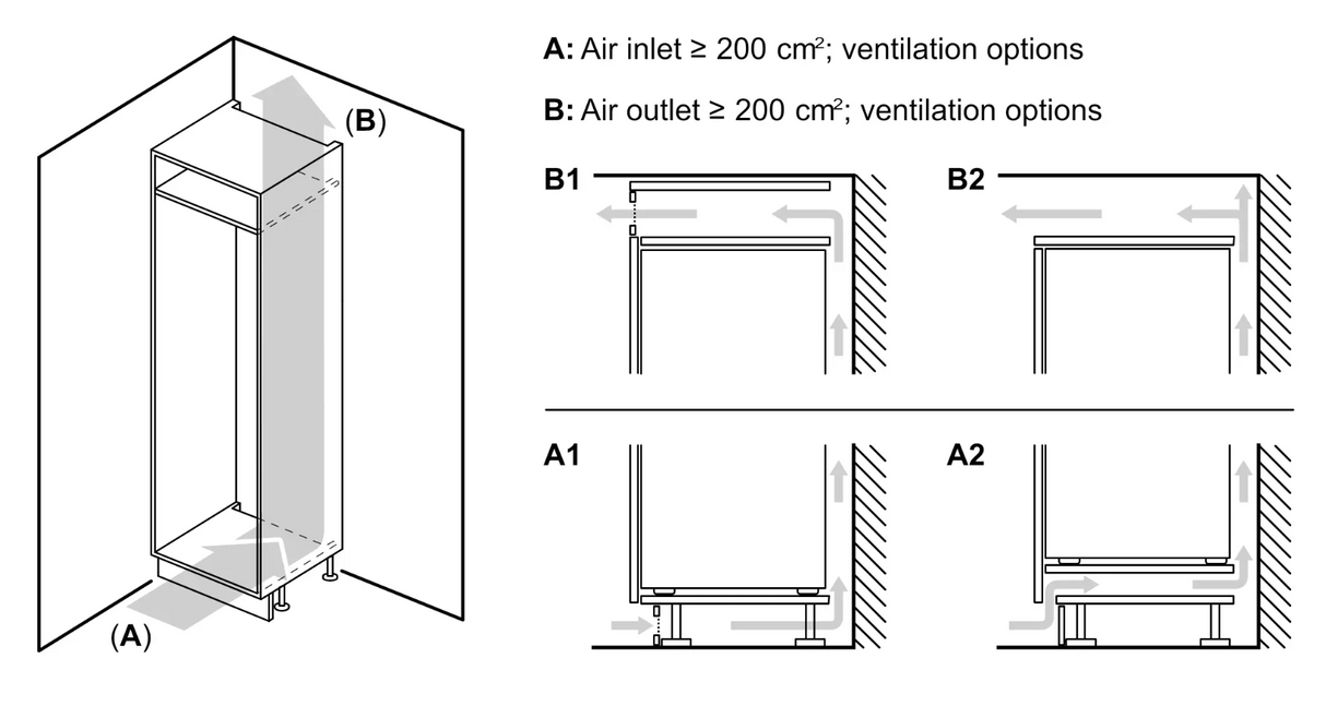 Bosch Series 6 Integrated Under Counter Freezer | GIV21AFE0