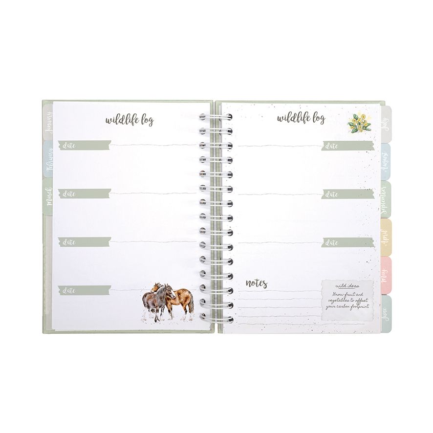 Wrendale Bright Eyed and Bushy Tailed Wildlife Journal | GR009