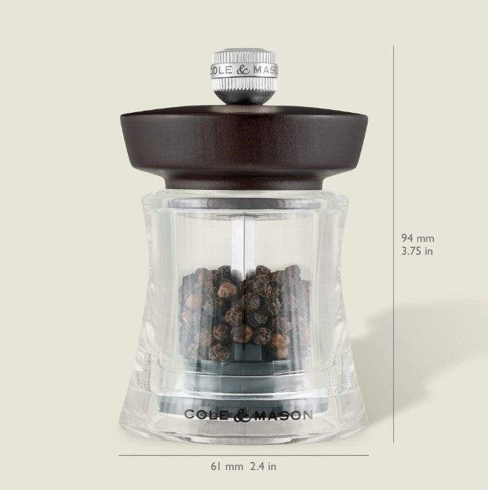 Cole & Mason Holborn 95mm Black Wood Pepper Mill | H233133