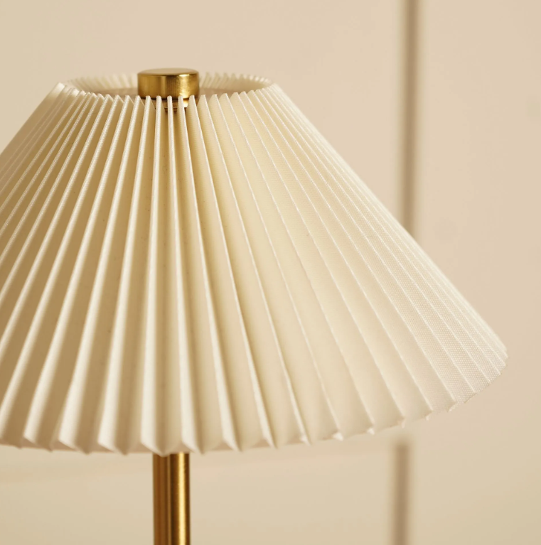 Hestia Usb Touch Lamp Pleated Shade - Bronze | HE2833