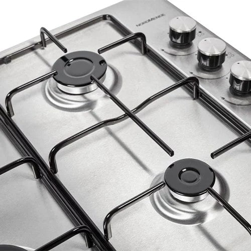 NordMende 60cm Gas Hob - Stainless Steel | HGE603IX