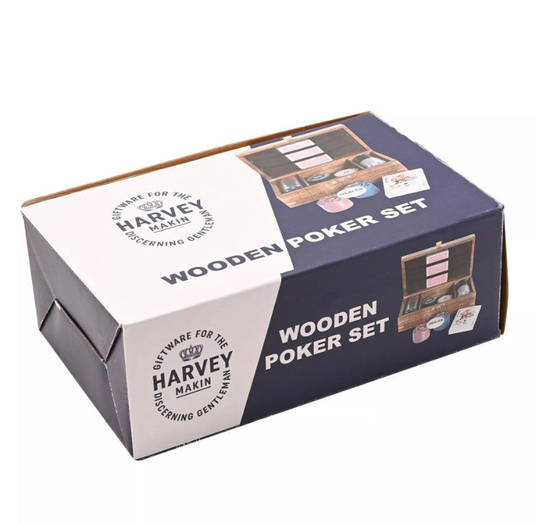 Harvey Makin Wooden Poker Set | HM2211