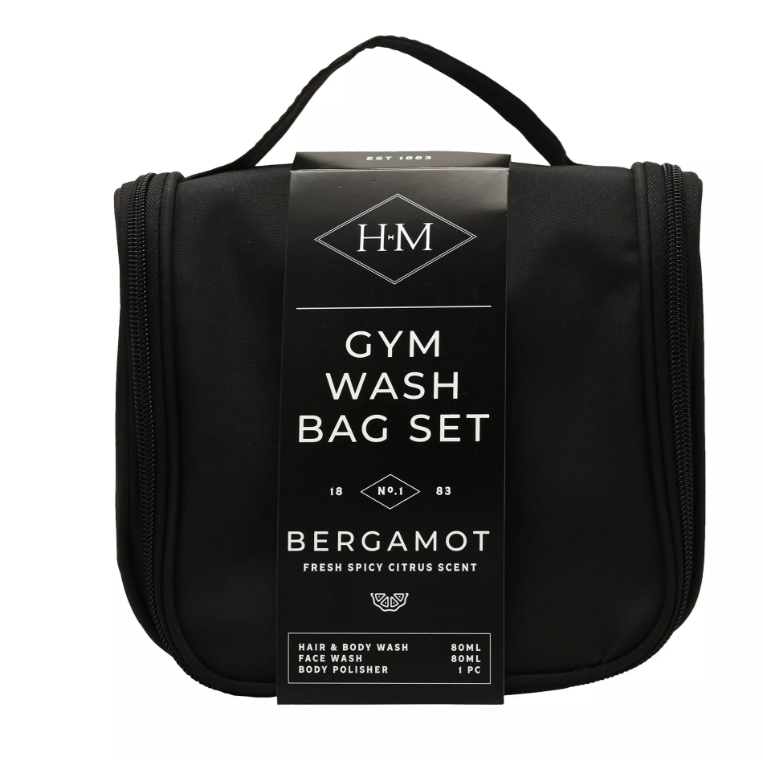 Harvey Makin Mens Gym Wash Bag Set | HM2558