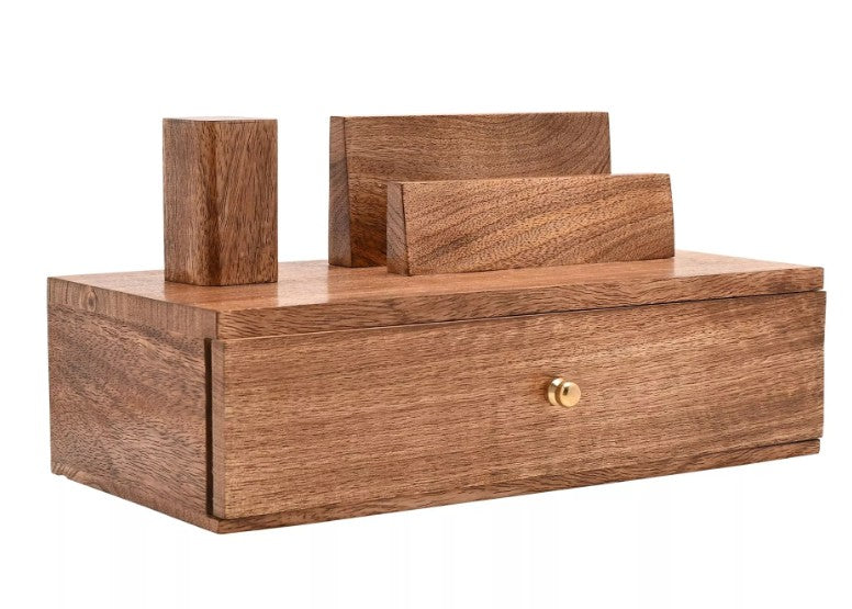 Harvey Makin Bedside Watch & Tech Wooden Storage Drawer | HM2730