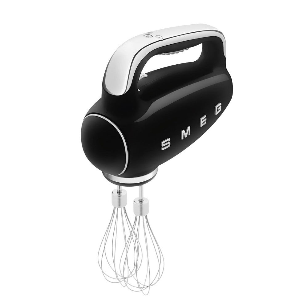 Smeg 50's Style 250W Hand Mixer - Black | HMF01BLUK
