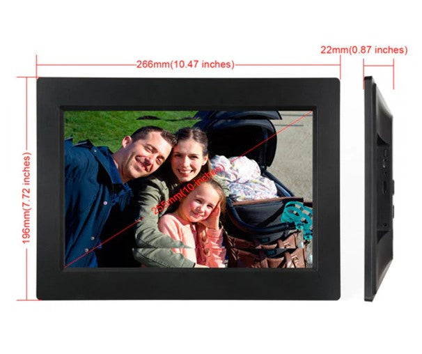 Frameo Photoframe 10.1" 16GB Touch Panel | HN-DPF1005