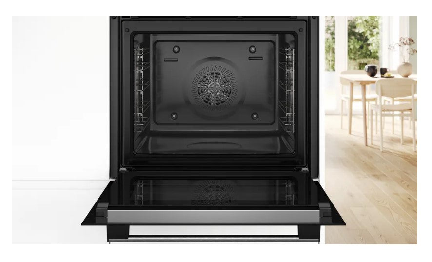 Bosch Series 4 Built-In Oven with Added Steam Function - Stainless Steel | HQA574BS3B