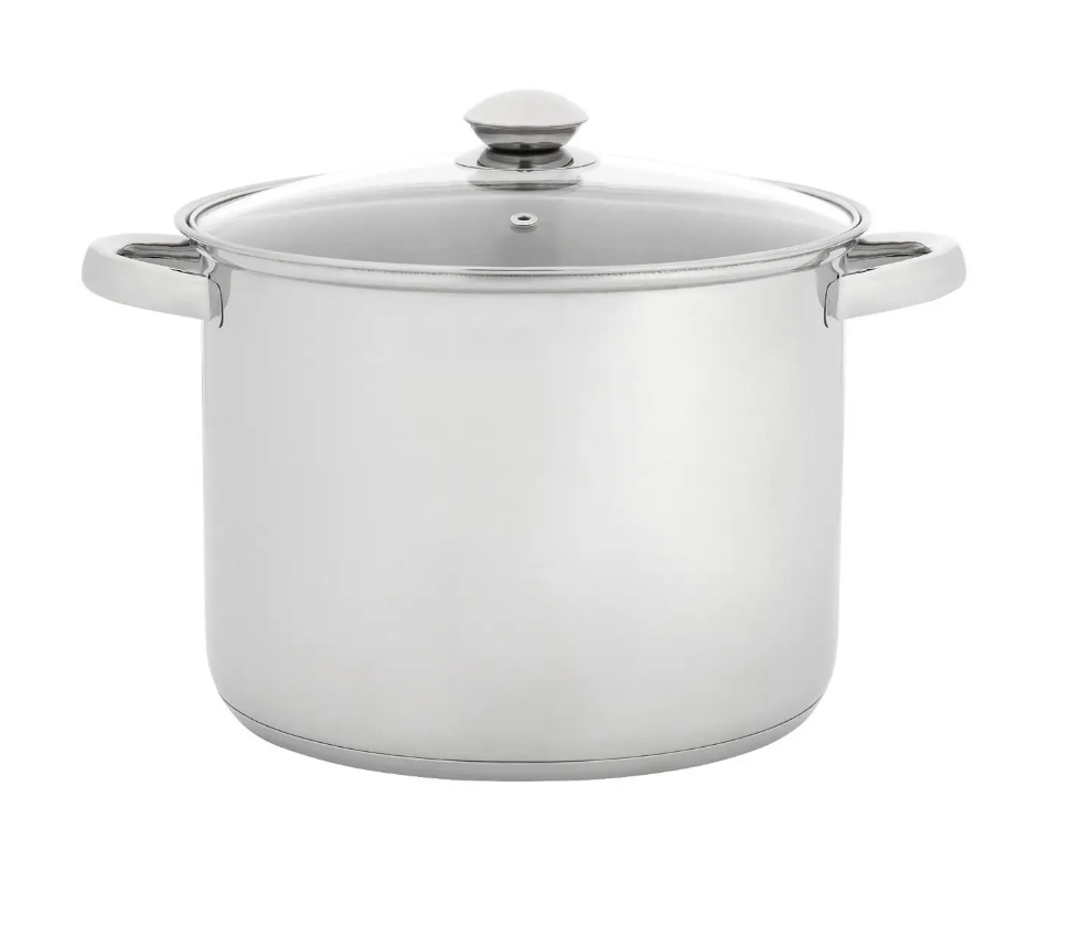 Judge Essentials 13L Stockpot with 28cm Glass Lid | HX84