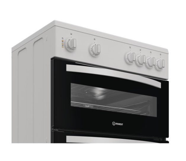 Indesit 60cm Freestanding Electric Cooker - White | IDE6VMW