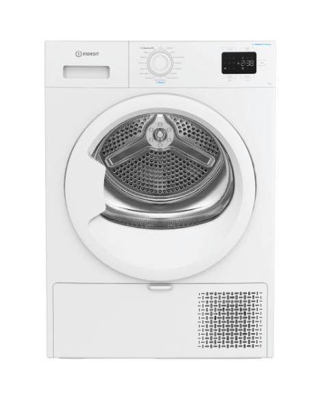 Indesit 9kg Heat Pump Dryer - White | IDHE90WIRE