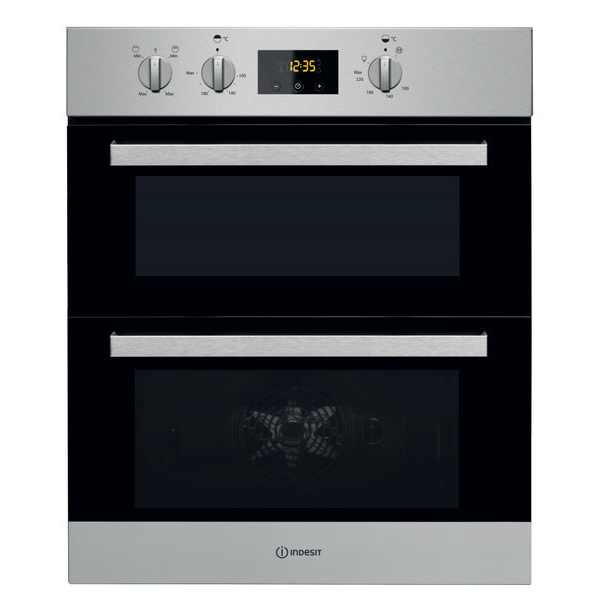 INDESIT BUILT UNDER DOUBLE OVEN S/S | IDU6340IX