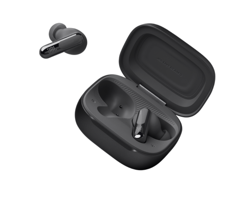 JBL Live Wireless NC Earbuds Wireless Charging - Black | JBLLIVEBEAM3BLK