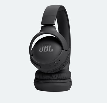 JBL Tune 520 Wireless On-Ear Headphones Black | JBLT520BTBLKEU