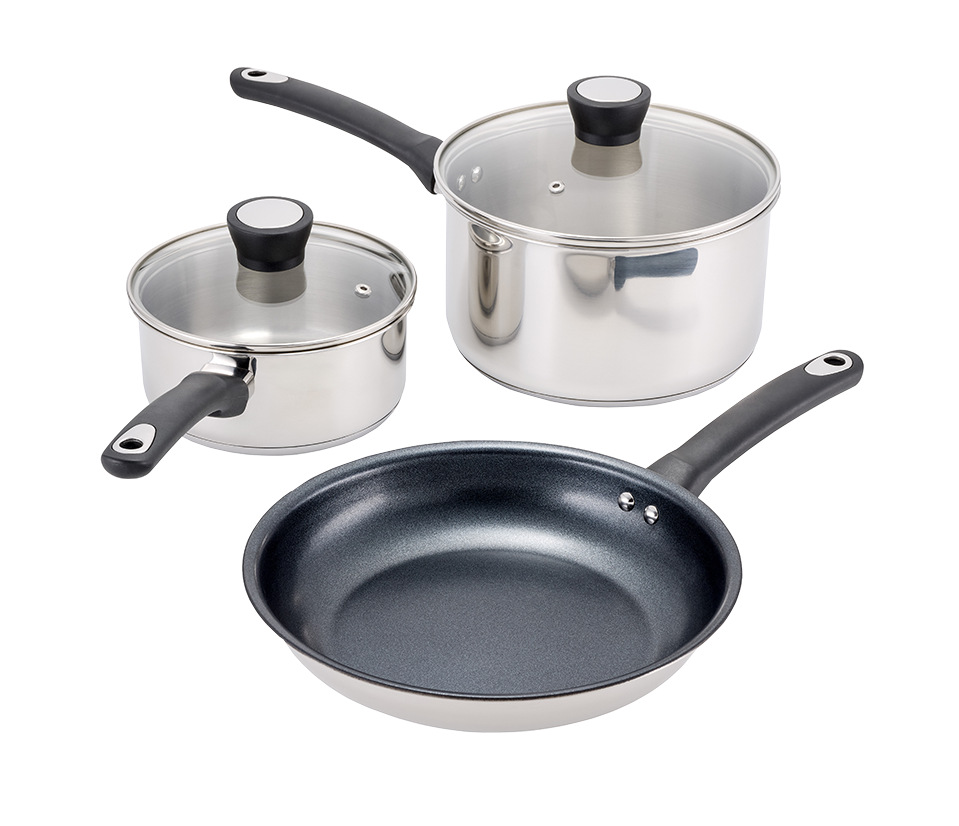 Judge Essential 3 Piece Cookware Set Non Stick | JECA2S