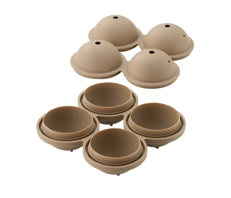 Judge Silicone Round Ice Cube Mould - Hazelnut | JSB1H