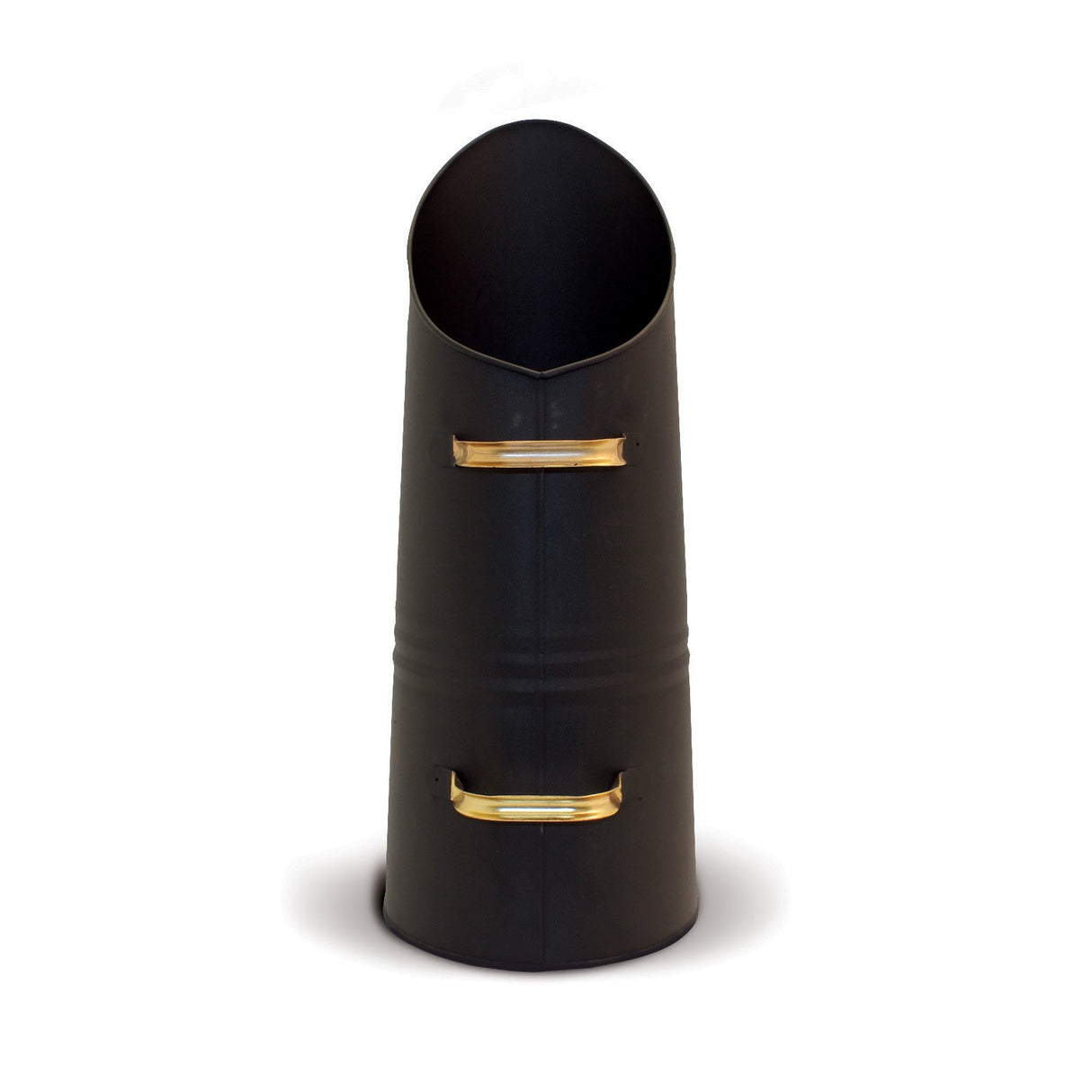De Vielle 22 Inch Coal Hod Matt Black/Brass Handle | KAM005356