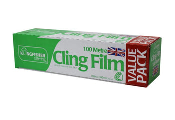 Kingfisher Catering Cling Film Wrap 100m x 30cm | KCCLINGB