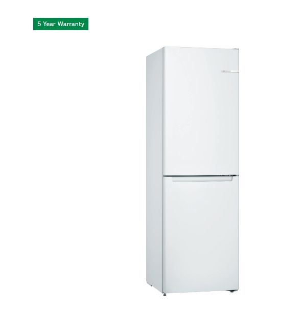 Bosch Series 2 Freestanding Fridge Freezer - White | KGN34NWEAG