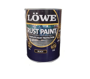 Lowe Rust Paint - Black 5ltr | LRBL5000