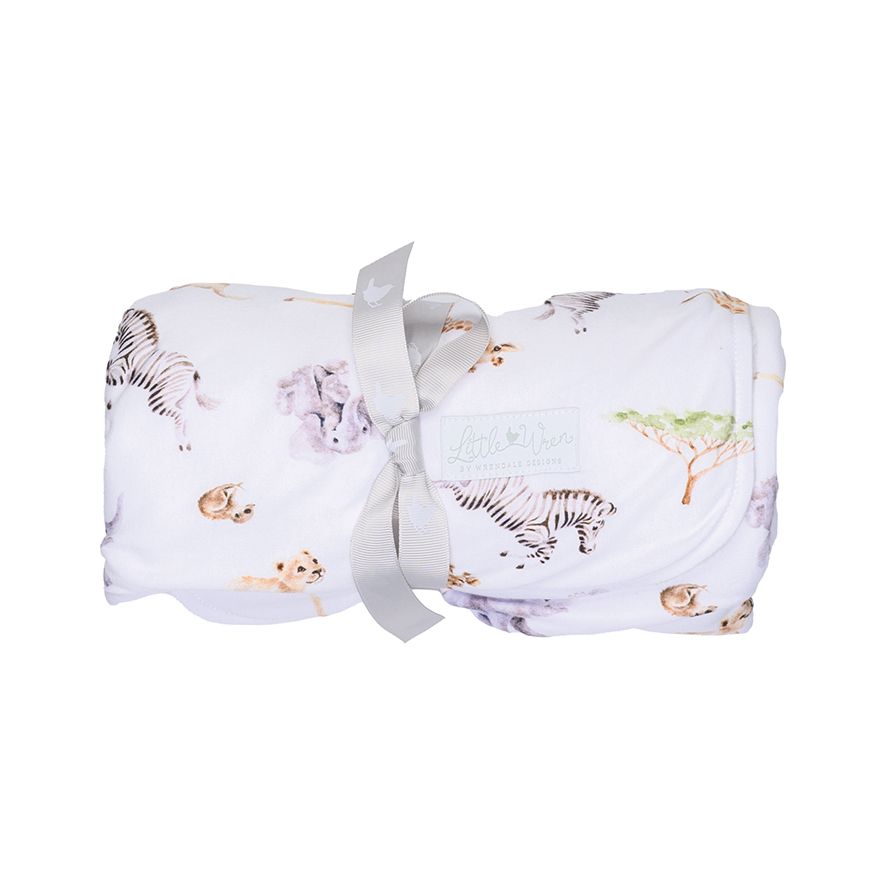 Wrendale Little Savannah African Animal Baby Blanket | LTW-BB003