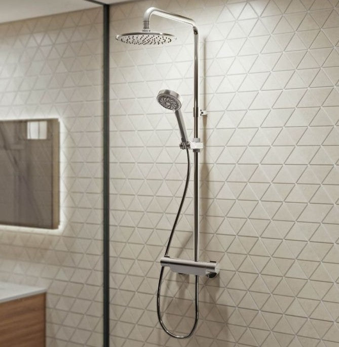 Aqualisa Midas 220 Mixer Shower Column - Chrome | MD220SC