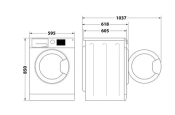 Indesit 9kg 1400 Spin Freestanding Washing Machine | MTWE91495WUKN