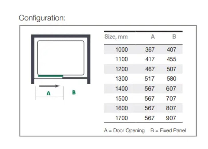 Merlyn Mbox Sliding Shower Door In Recess