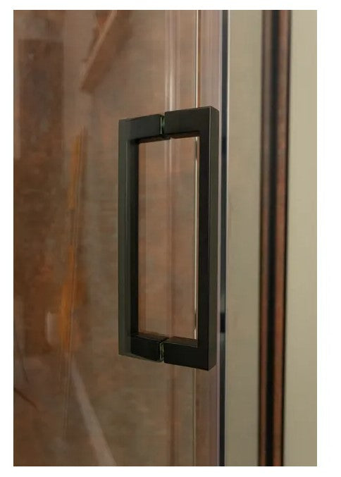 Merlyn 6 Series Sleek One Door Quadrant - Matt Black