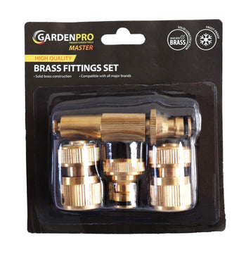 Garden PRO Master Brass Hose Fitting Set | P500SNCP