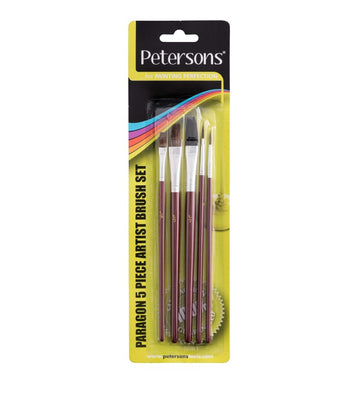 Petersons Paragon 5 Piece Artist Brush Set | PET402858