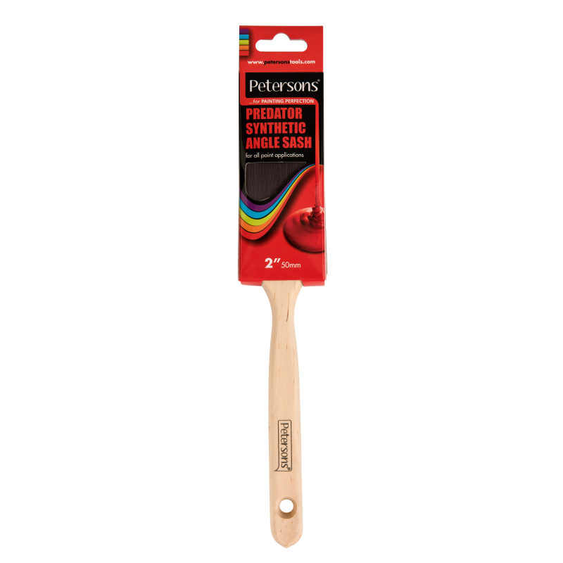 Petersons Predator Synthetic Angle Sash Paint Brush 2.5 inch | PET402865