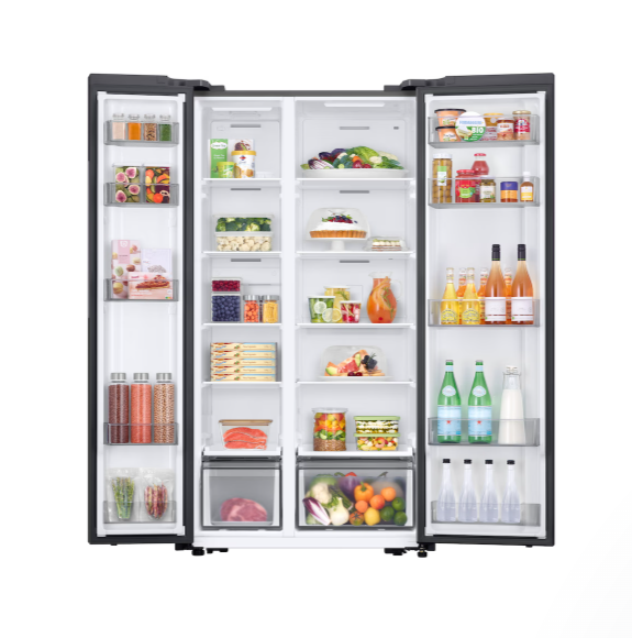 Samsung Series 6 SpaceMax™ American-Style Smart Fridge Freezer - Stainless Steel| RS57DG400EM9EU