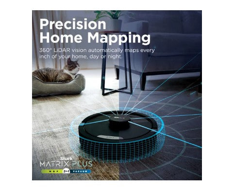 Shark Matrix Plus 2 in 1 Self-Empty Robot Vacuum & Mop | RV2620WAUK